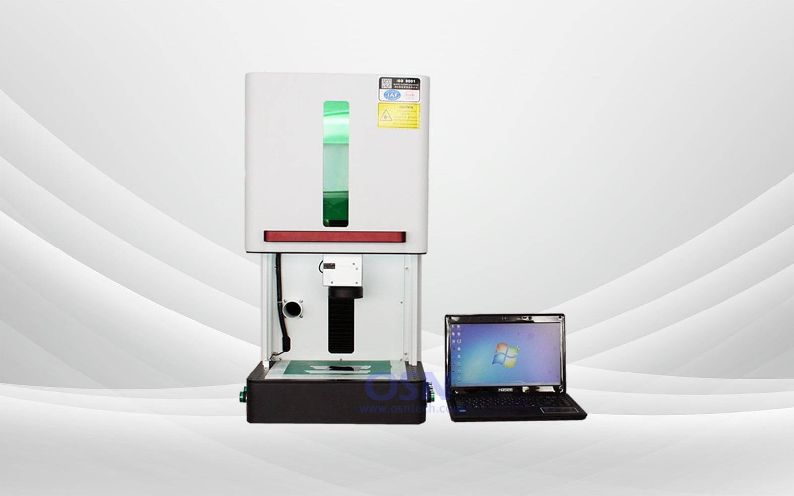 Enclosed Mini Portable Fiber Laser Marking Machine 01