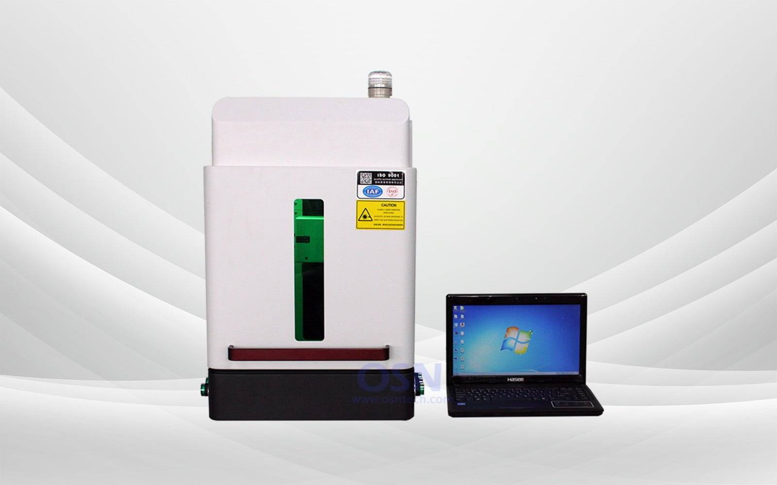 Enclosed Mini Portable Fiber Laser Marking Machine 02